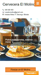 Mobile Screenshot of cerveceraelmolino.biz